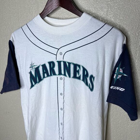 Vintage 90s Seattle Mariners Alex Rodriguez T Shirt Small - Picture 2 of 7